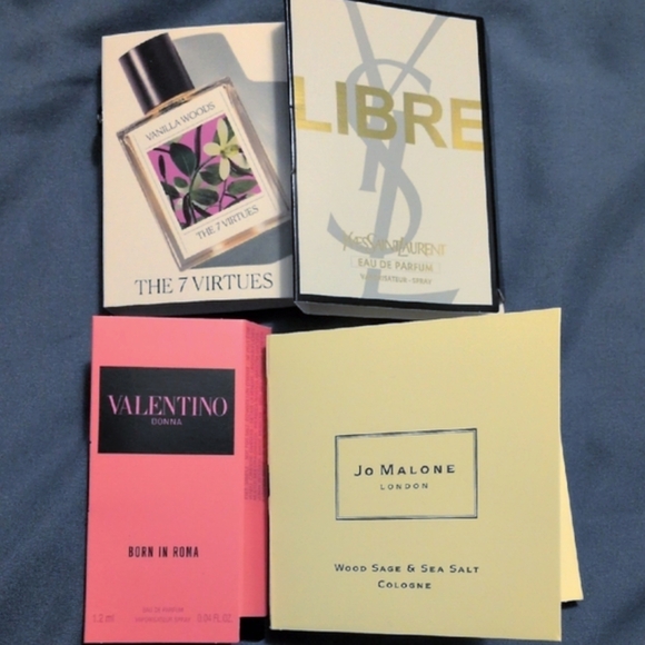Sephora Other - NEW 4 Pc Sampler Set YSL Jo Malone Valentino 7 Virtues E D P